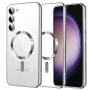 Калъф за Samsung Galaxy S23 - Luxury Crystal MagSafe - Сребрист