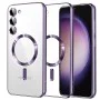 Калъф за Samsung Galaxy S23 - Luxury Crystal MagSafe - Светло лилав