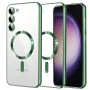 Калъф за Samsung Galaxy S23 - Luxury Crystal MagSafe - Светло зелен