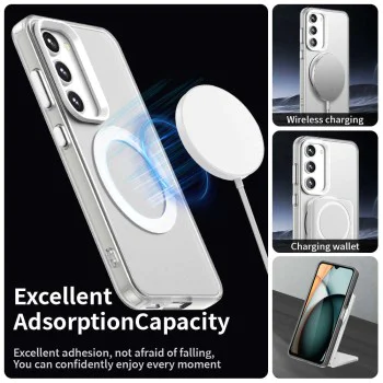 Калъф за Samsung Galaxy S23 Plus - CandyCase MagSafe - Бял