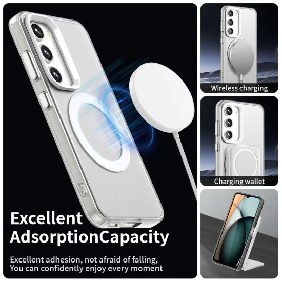 Калъф за Samsung Galaxy S23 Plus - CandyCase MagSafe - Бял