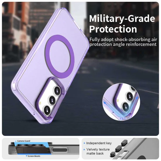 Калъф за Samsung Galaxy S23 Plus - CandyCase MagSafe - Лилав