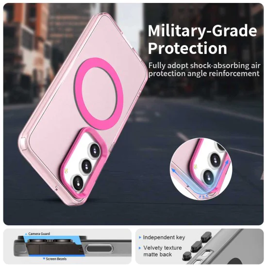 Калъф за Samsung Galaxy S23 Plus - CandyCase MagSafe - Розов