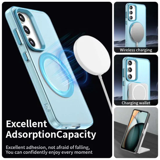 Калъф за Samsung Galaxy S23 Plus - CandyCase MagSafe - син