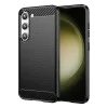 Калъф за Samsung Galaxy S23 Plus - Carbon Silicone - Черен