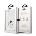 Калъф за Samsung Galaxy S23 Plus - Karl Lagerfeld Hardcase Transparent (KLHCHCS23MCFNRC) - Choupette Fun
