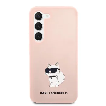 Калъф за Samsung Galaxy S23 Plus - Karl Lagerfeld Silicone (KLHCHCS23MSNCHBCP) - Pink Choupette