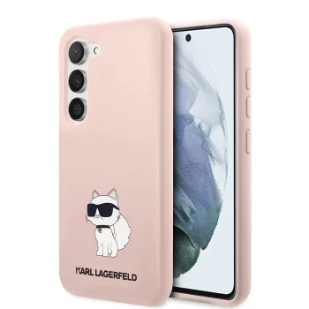 Калъф за Samsung Galaxy S23 Plus - Karl Lagerfeld Silicone (KLHCHCS23MSNCHBCP) - Pink Choupette