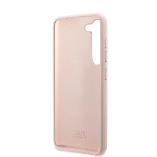 Калъф за Samsung Galaxy S23 Plus - Karl Lagerfeld Silicone (KLHCHCS23MSNCHBCP) - Pink Choupette