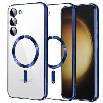 Калъф за Samsung Galaxy S23 Plus - Luxury Crystal MagSafe - Deep Blue