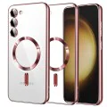 Калъф за Samsung Galaxy S23 Plus - Luxury Crystal MagSafe - Розов