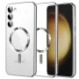 Калъф за Samsung Galaxy S23 Plus - Luxury Crystal MagSafe - Сребрист