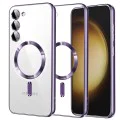 Калъф за Samsung Galaxy S23 Plus - Luxury Crystal MagSafe - Светло лилав