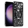 Калъф за Samsung Galaxy S23 Plus - Luxury Glitter MagSafe - Черен