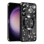 Калъф за Samsung Galaxy S23 Plus - Luxury Glitter MagSafe - Черен