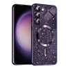 Калъф за Samsung Galaxy S23 Plus - Luxury Glitter MagSafe - Deep Purple