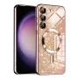 Калъф за Samsung Galaxy S23 Plus - Luxury Glitter MagSafe - Rose Gold