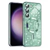 Калъф за Samsung Galaxy S23 Plus - Luxury Glitter MagSafe - Светло зелен