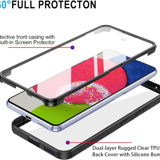 Калъф за Samsung Galaxy S23 Plus + Протектор - ColorVerse 360 ​​Series - Розов