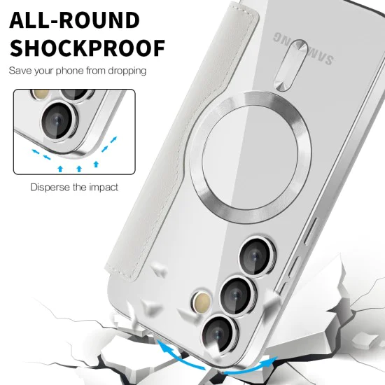 Калъф за Samsung Galaxy S23 Plus - SmartMag Book Case - Сив
