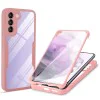 Калъф за Samsung Galaxy S23 + Протектор - ColorVerse 360 ​​Series - Розов