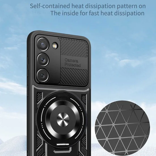 Калъф за Samsung Galaxy S23 - RuggedCam - Сив