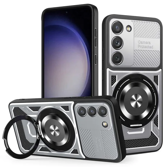 Калъф за Samsung Galaxy S23 - RuggedCam - Сив