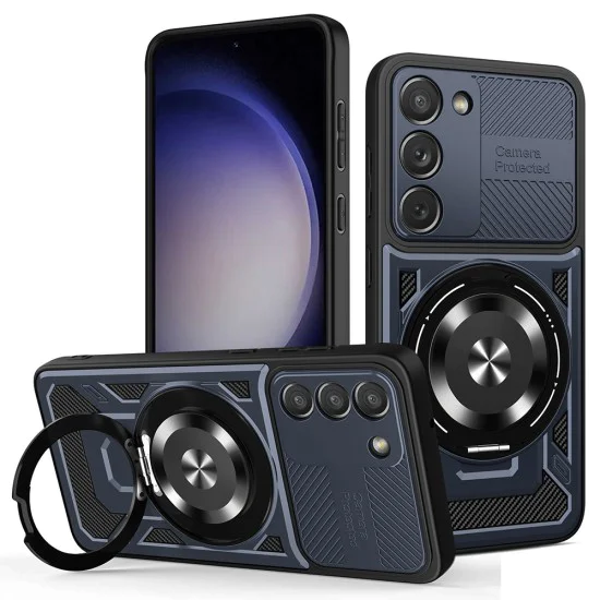 Калъф за Samsung Galaxy S23 - RuggedCam - син