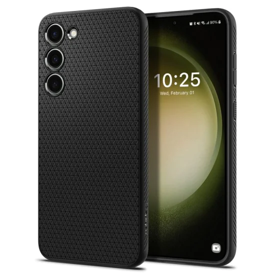 Калъф за Samsung Galaxy S23 - Spigen Liquid Air - Matte Black