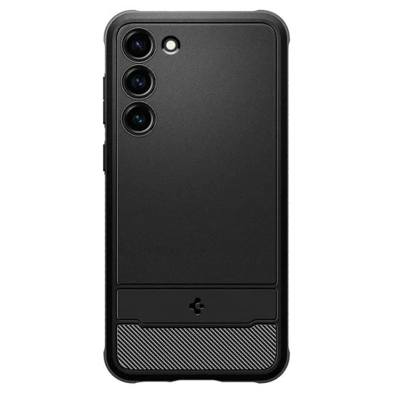 Калъф за Samsung Galaxy S23 - Spigen - Rugged Armor - черен