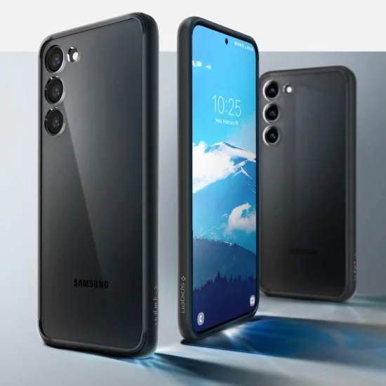 Калъф за Samsung Galaxy S23 - Spigen - Ultra Hybrid - матово черен
