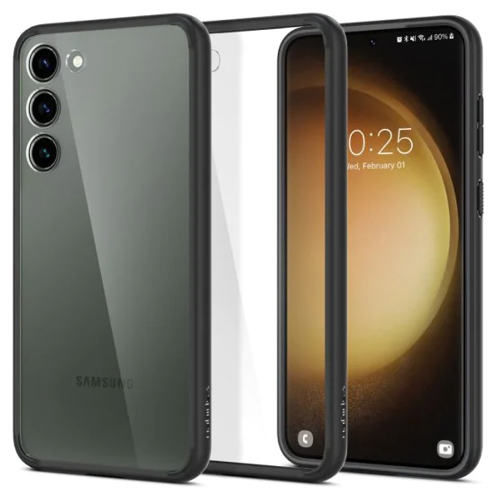 Калъф за Samsung Galaxy S23 - Spigen - Ultra Hybrid - матово черен