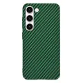 Калъф за Samsung Galaxy S23 - Techsuit - Carbonite FiberShell - Зелен