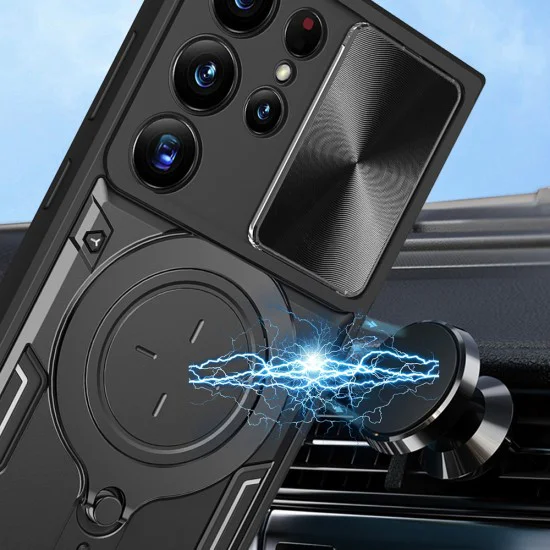 Калъф за Samsung Galaxy S23 Ultra - CamGuard Pro - черен