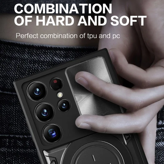 Калъф за Samsung Galaxy S23 Ultra - CamGuard Pro - черен
