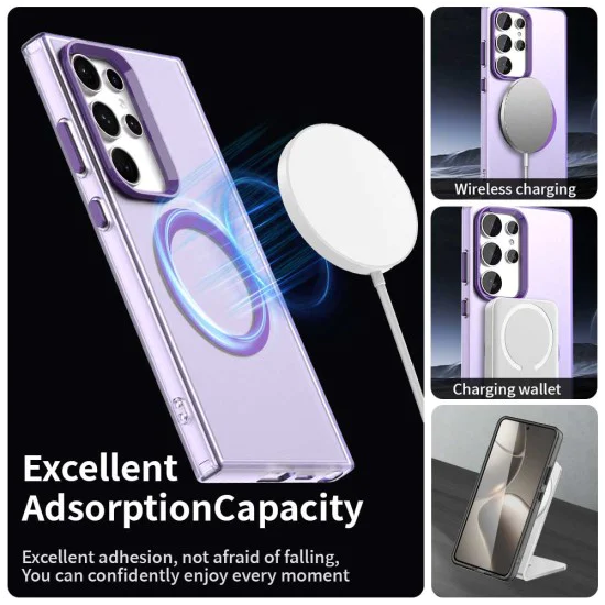 Калъф за Samsung Galaxy S23 Ultra - CandyCase MagSafe - Лилав