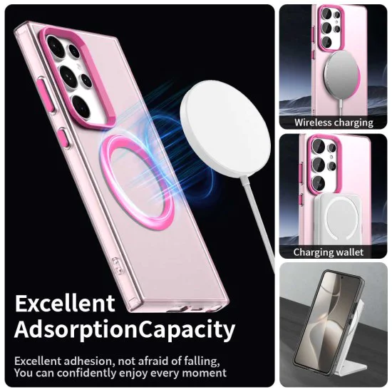 Калъф за Samsung Galaxy S23 Ultra - CandyCase MagSafe - Розов