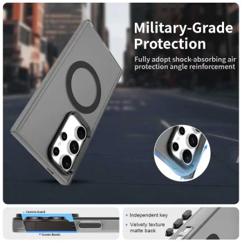 Калъф за Samsung Galaxy S23 Ultra - CandyCase MagSafe - черен