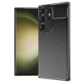 Калъф за Samsung Galaxy S23 Ultra - CarbonFiber - Черен