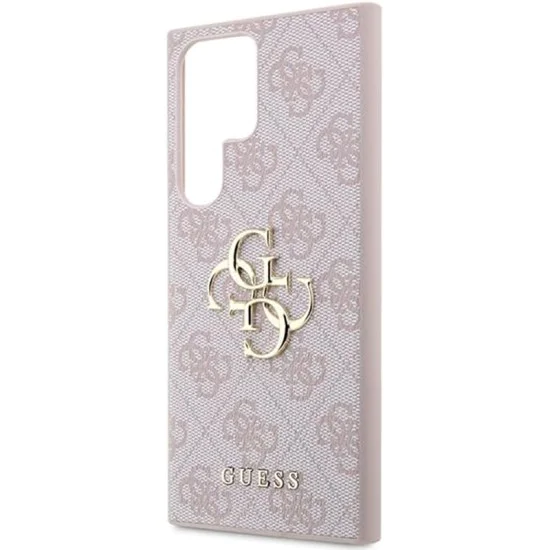 Калъф за Samsung Galaxy S23 Ultra - Guess Hardcase 4G Big Metal Logo (GUHCS23L4GMGPI) - Розов