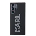 Калъф за Samsung Galaxy S23 Ultra - Karl Lagerfeld 3D Design (KLHCHCS23L3DMBKCK) - Гумено блестящо лого