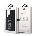 Калъф за Samsung Galaxy S23 Ultra - Karl Lagerfeld 3D Design (KLHCHCS23L3DMBKCK) - Гумено блестящо лого