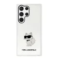 Калъф за Samsung Galaxy S23 Ultra - Karl Lagerfeld Hardcase Transparent (KLHCHCS23LHNCHCHTCT) - Ikonik Choupette