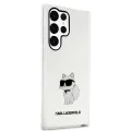 Калъф за Samsung Galaxy S23 Ultra - Karl Lagerfeld Hardcase Transparent (KLHCHCS23LHNCHCHTCT) - Ikonik Choupette