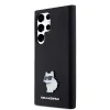 Калъф за Samsung Galaxy S23 Ultra - Karl Lagerfeld Silicone (KLHCHCS23LSLSMHCCHCNPK) - Choupette