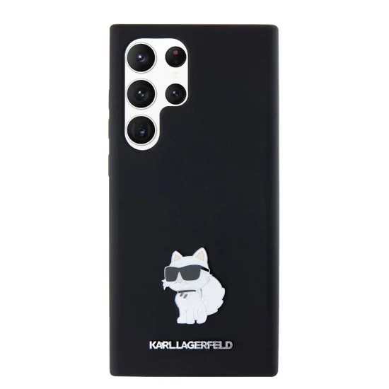 Калъф за Samsung Galaxy S23 Ultra - Karl Lagerfeld Silicone (KLHCHCS23LSLSMHCCHCNPK) - Choupette