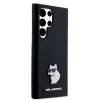 Калъф за Samsung Galaxy S23 Ultra - Karl Lagerfeld Silicone (KLHCHCS23LSLSMHCCHCNPK) - Choupette