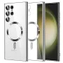Калъф за Samsung Galaxy S23 Ultra - Luxury Crystal MagSafe - Сребрист