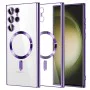 Калъф за Samsung Galaxy S23 Ultra - Luxury Crystal MagSafe - Светло лилав