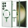 Калъф за Samsung Galaxy S23 Ultra - Luxury Crystal MagSafe - Светло зелен